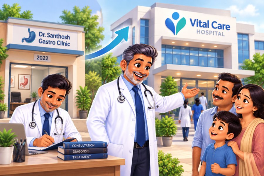 Trusted Growth from Clinic to Vital Care Hospital